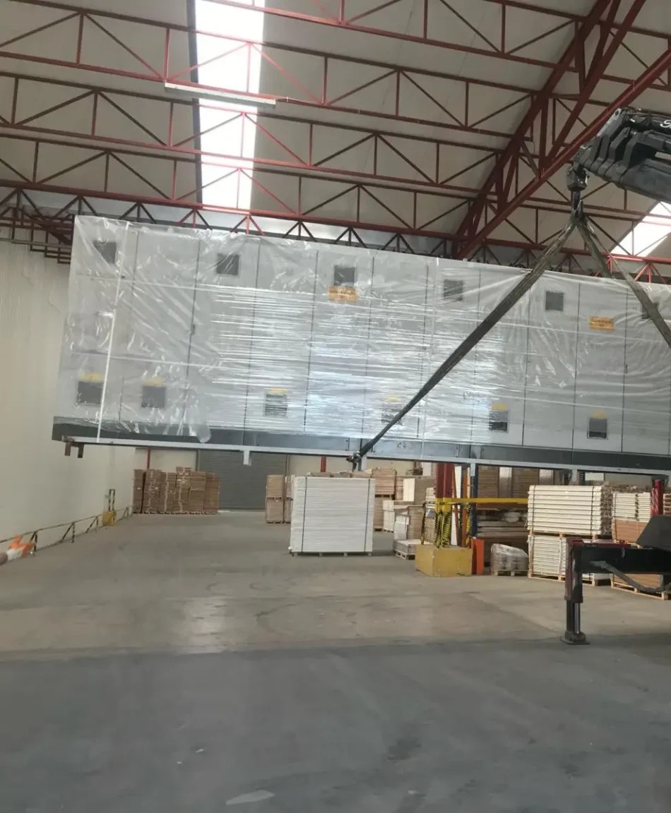Fabrika içi ünite taşıma operasyonu